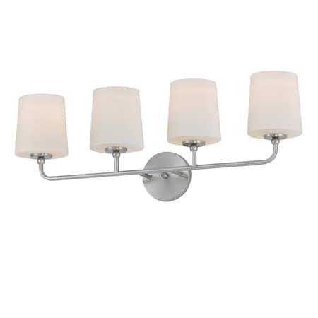 Maxim Lighting Bristol 4-Light Bath Vanity 12094SWSN